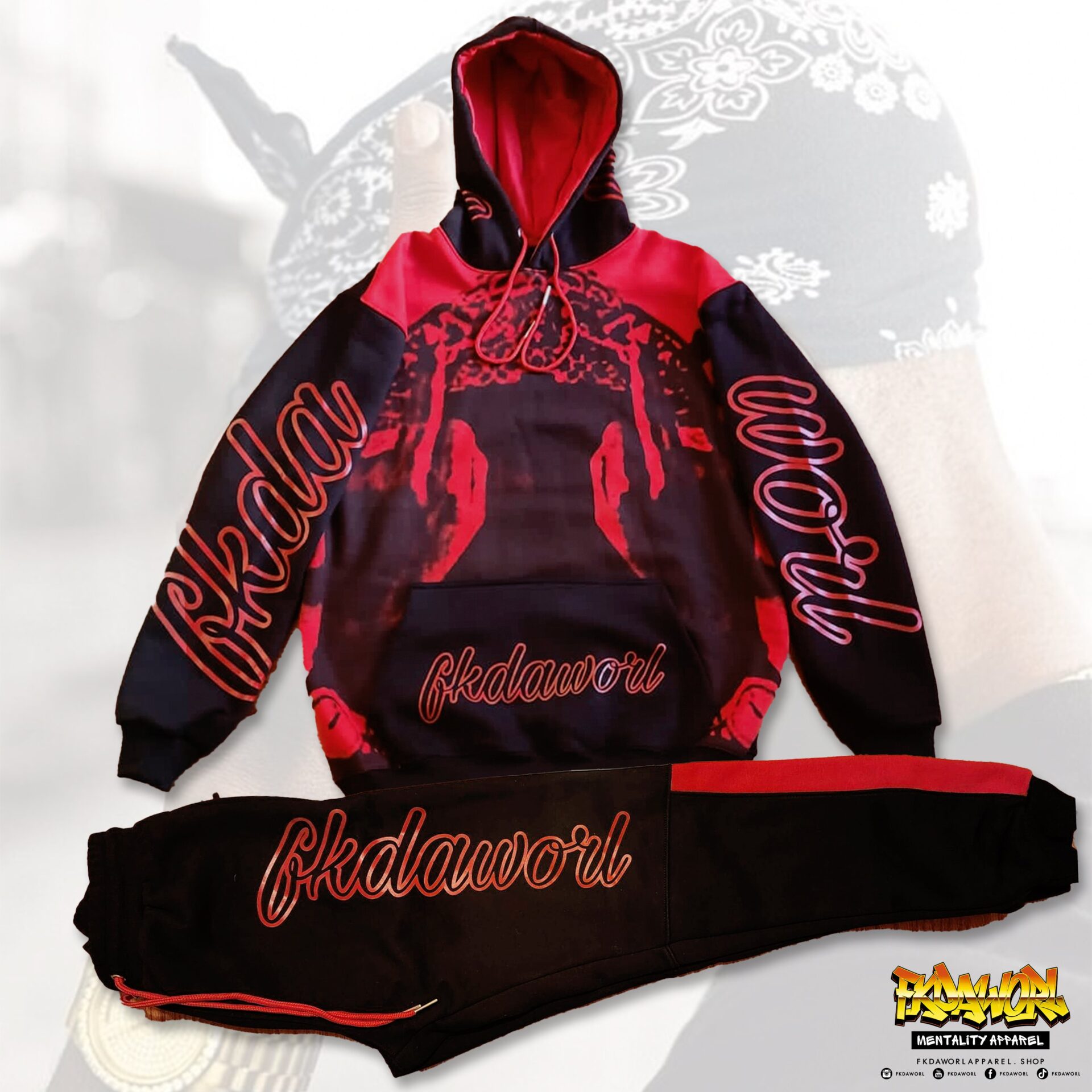 FKDAWORL TRIBUTE JOGGER SET